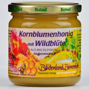 Kornblumenhonig mit Wildblüte von der Mecklenburger Seenplatte