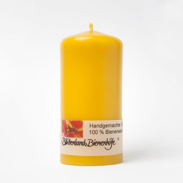 Bienenwachs Stumpenkerze ca. 45 x 100 mm, sehr schön für den Adventskranz!