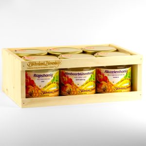 Grosses Set "Milde Blütenhonigsorten" 6 x verschiedene Honigsorten