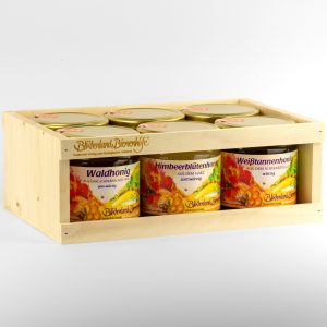 Grosses Set "Waldbienen": 6 x Honig von Bienenständen im Wald