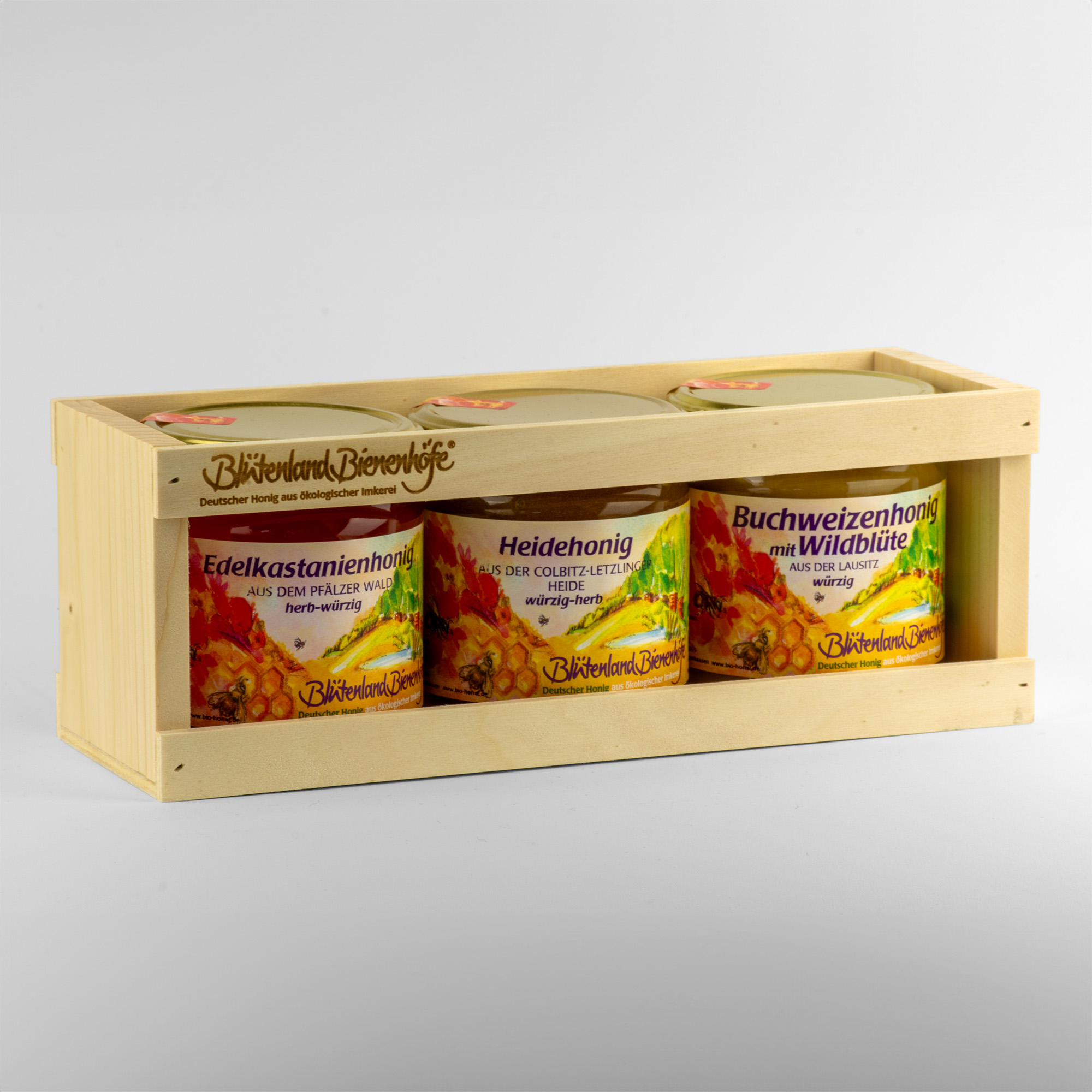 Kleines Set "Würzige Honigsorten" 3 x Honig