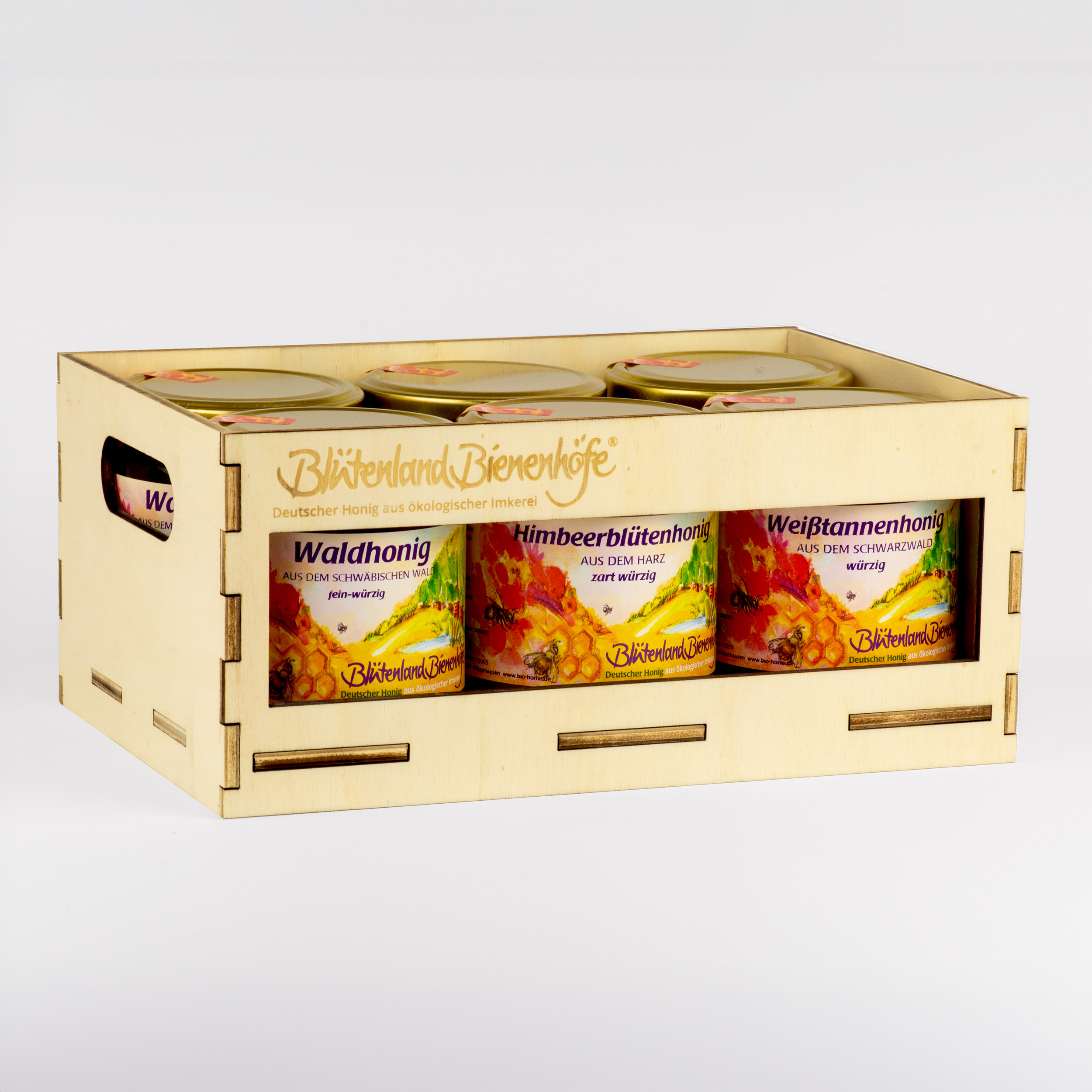 Grosses Set "Würzige Honigsorten" 6 x Honig